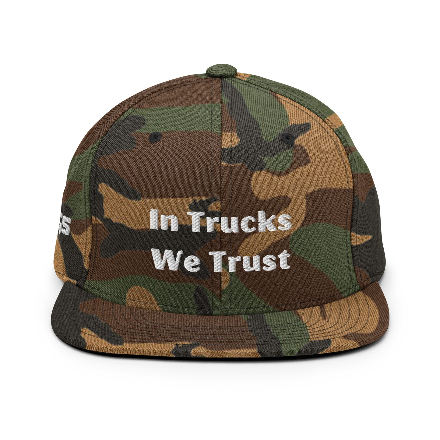 In Trucks We Trust Snapback Hat
