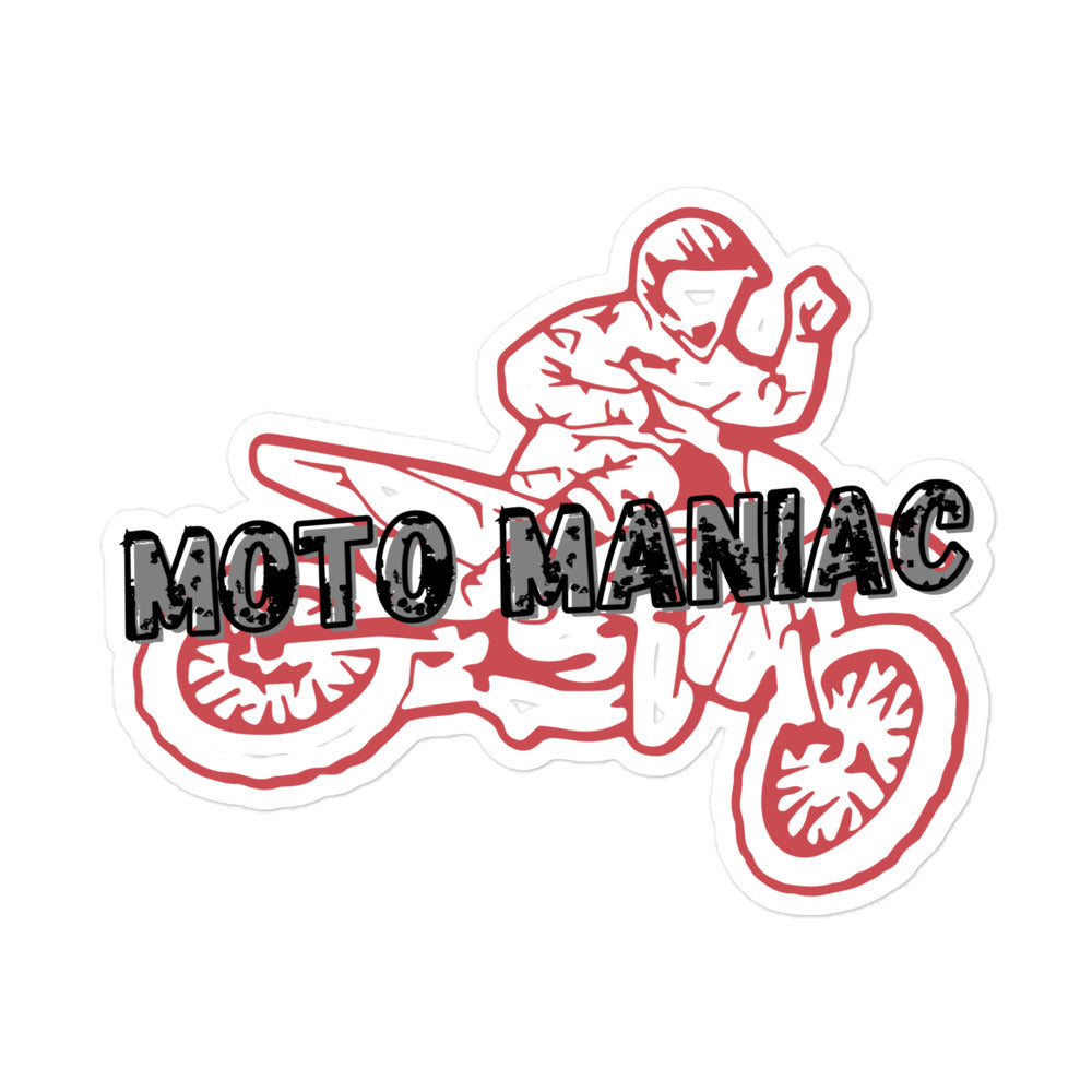 Moto Maniac Kiss-cut Stickers