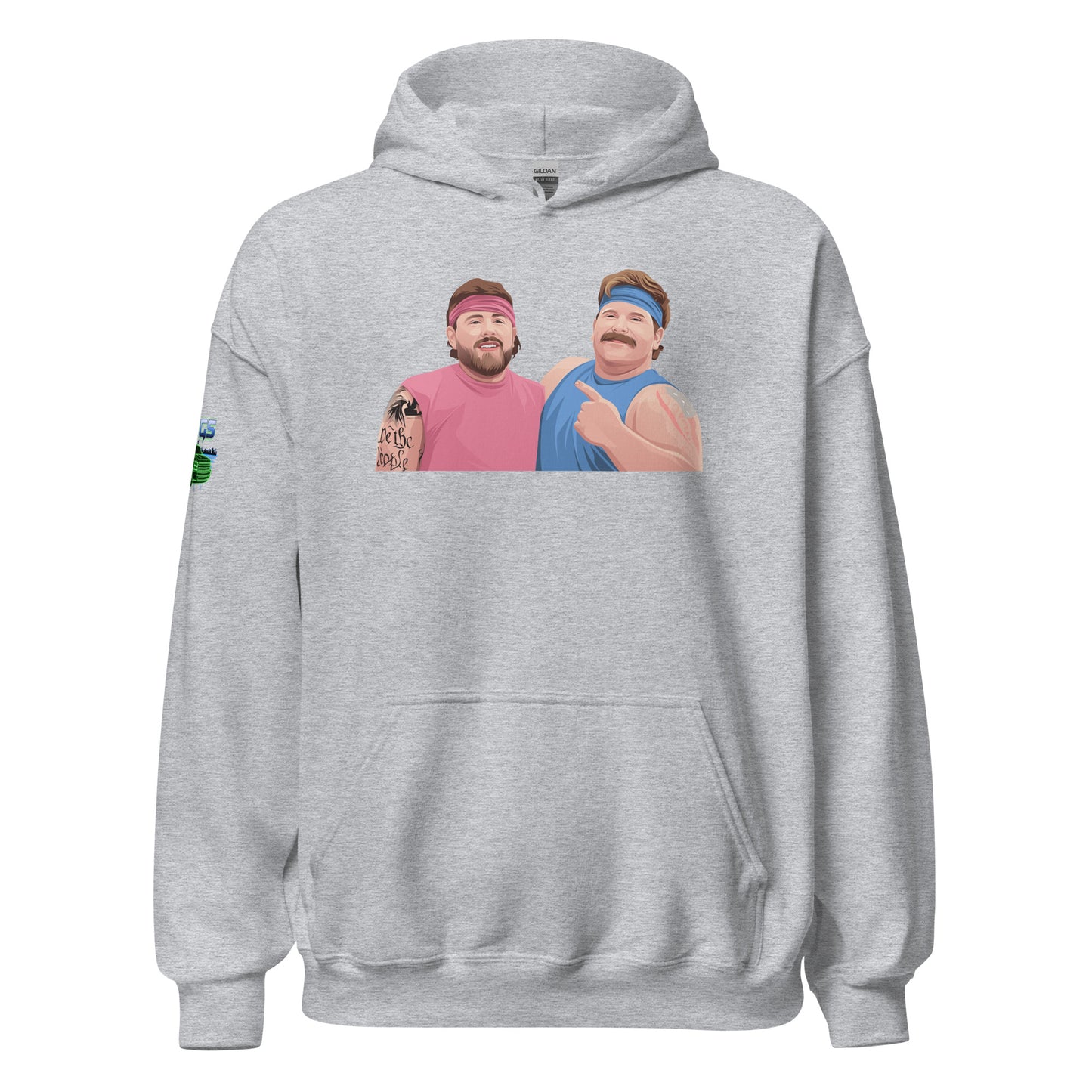 Gender Reveal Wrestlers Unisex Hoodie