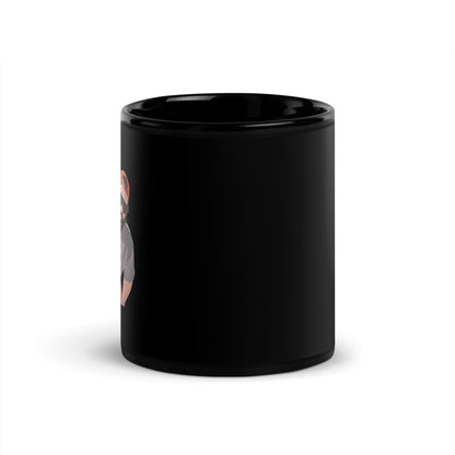 Big Spence Black Glossy Mug