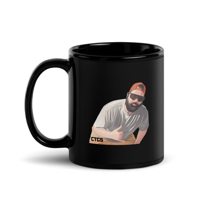 Big Spence Black Glossy Mug