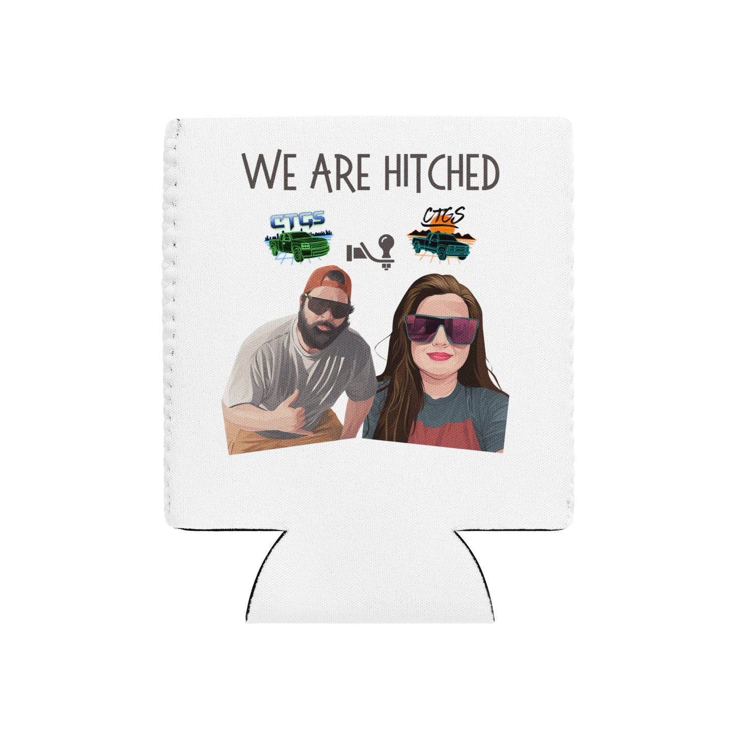 We Are Hitched Can Cooler