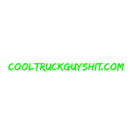 Cooltruckguyshit.com Kiss-cut Stickers