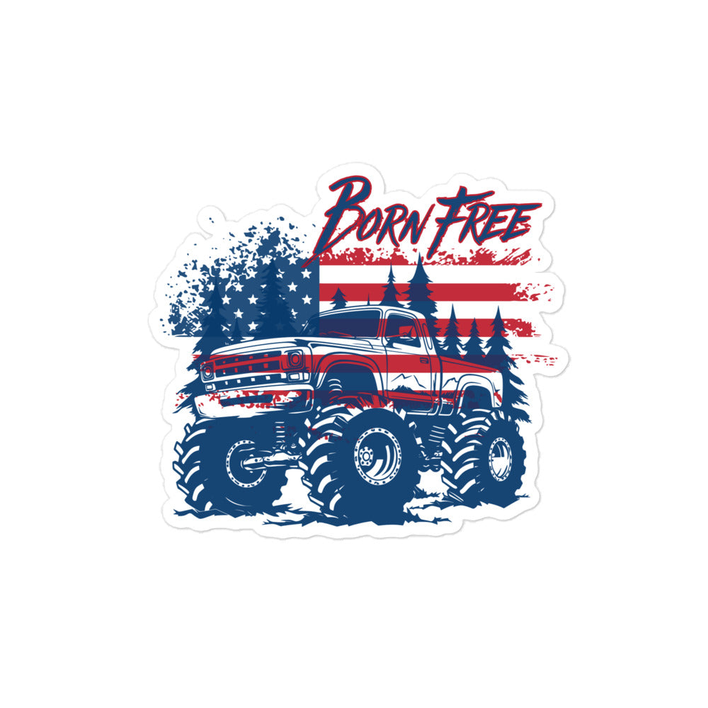 Born Free Kiss-cut Stickers