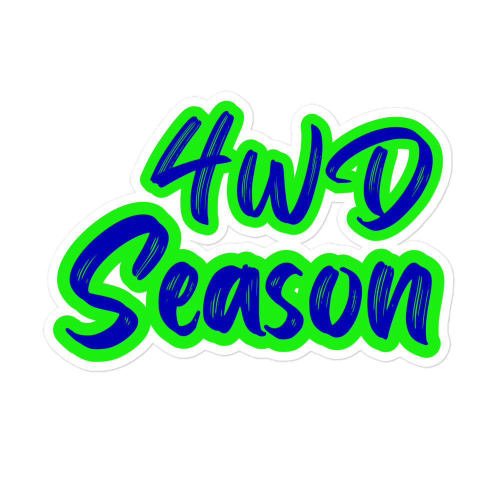 It's 4WD Season Kiss-cut Stickers