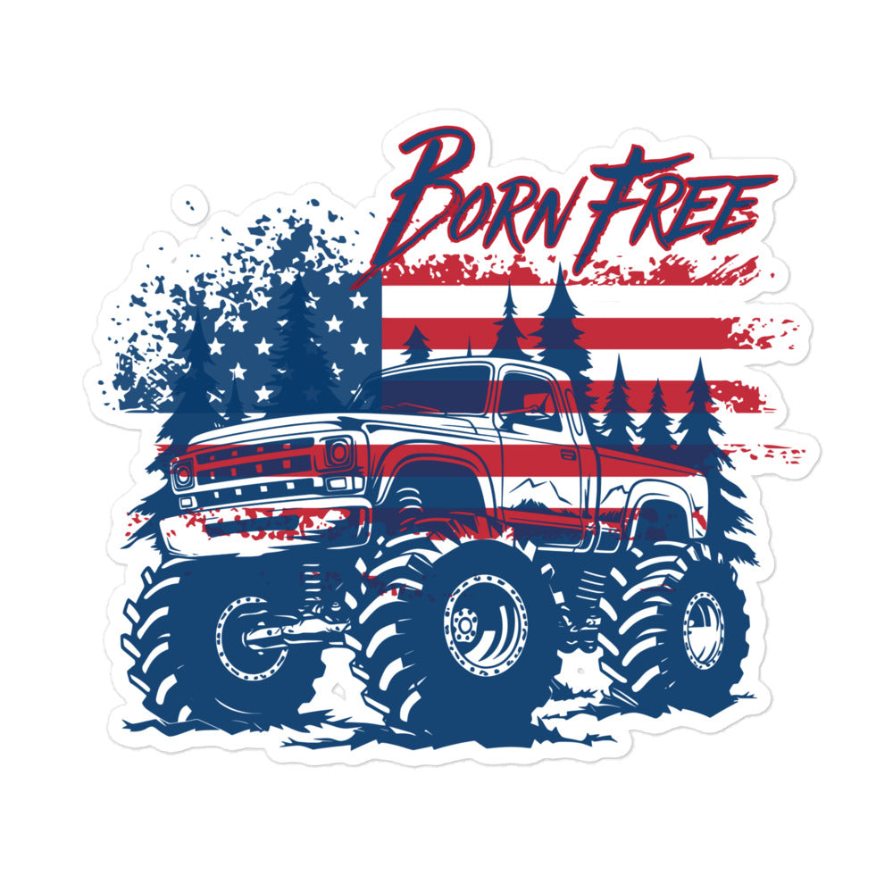 Born Free Kiss-cut Stickers