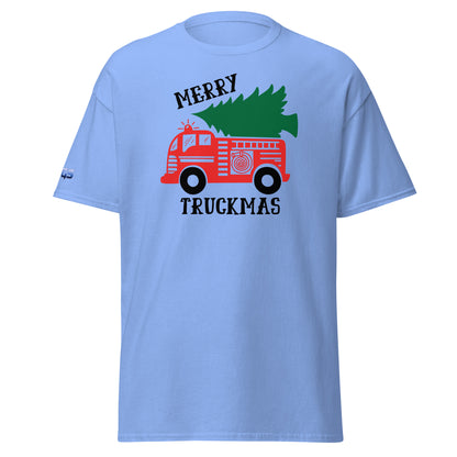 Merry Truckmas Firetruck Unisex Classic Tee