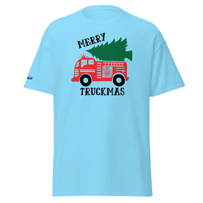 Merry Truckmas Firetruck Unisex Classic Tee