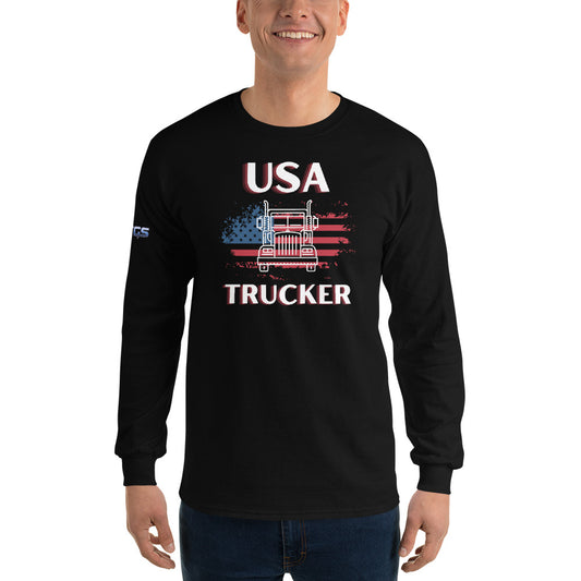 USA Trucker Unisex Long Sleeve Shirt