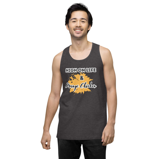 High On Life & Orange Chicken Unisex Premium Tank Top